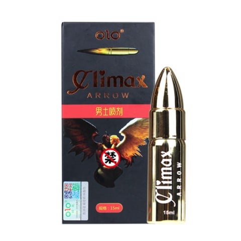 Chai xịt HongKong OLO Climax Arrow - Kéo dài thời gian - Chai 15ml