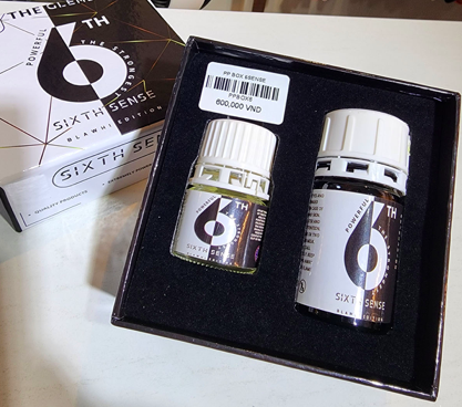 Combo popper 6sense - Sixth Sense 60ml - Chai 40ml + 20ml
