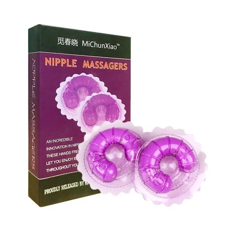 Máy rung massage kích thích đầu ti dùng pin - MiChunXiao