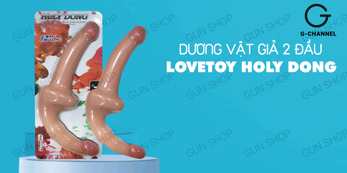  Shop bán Dương vật giả 2 đầu siêu mềm dẻo uốn cong đa chiều - Lovetoy Holy Dong chính hãng