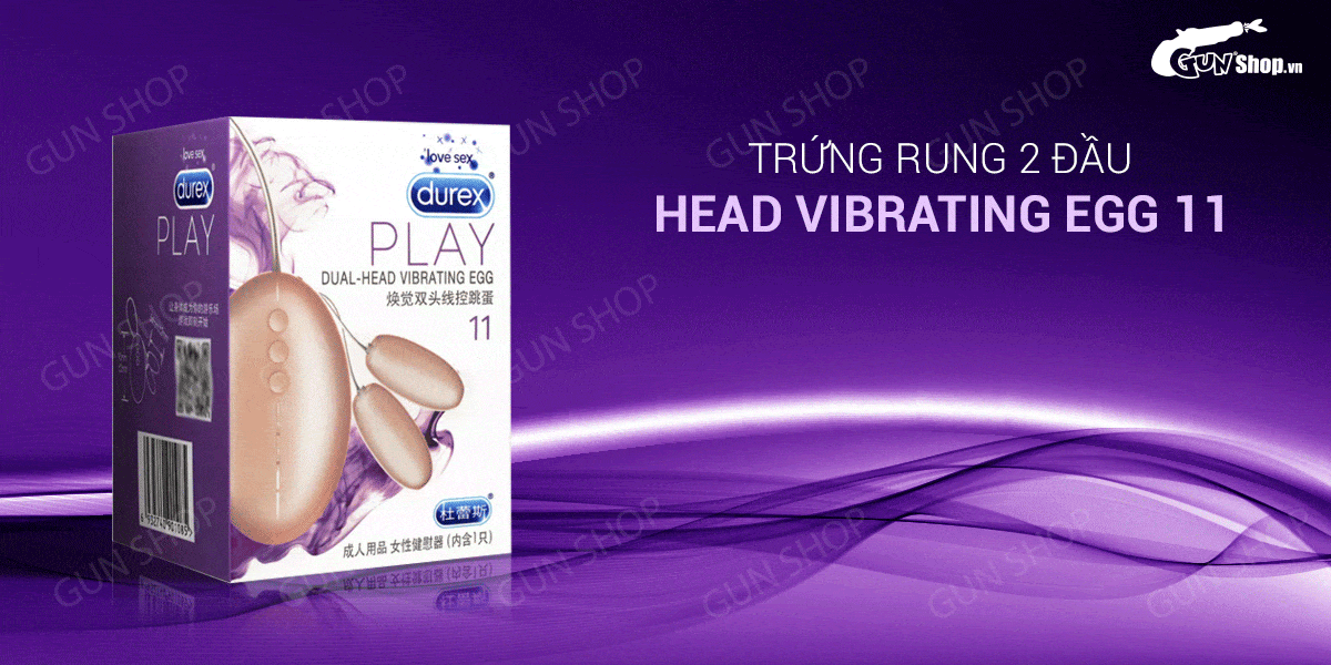  Nhập sỉ Trứng rung 2 đầu 12 chế độ rung - Durex Play Dual - Head Vibrating Egg 11 mới nhất