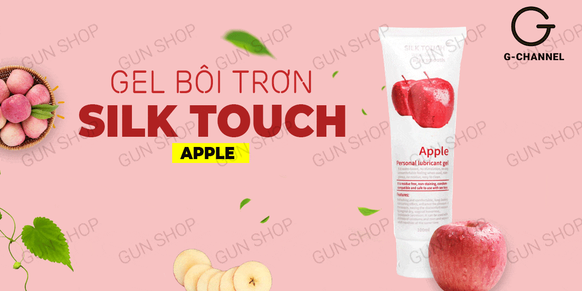  Địa chỉ bán Gel bôi trơn hương táo - Silk Touch - Chai 100ml giá tốt
