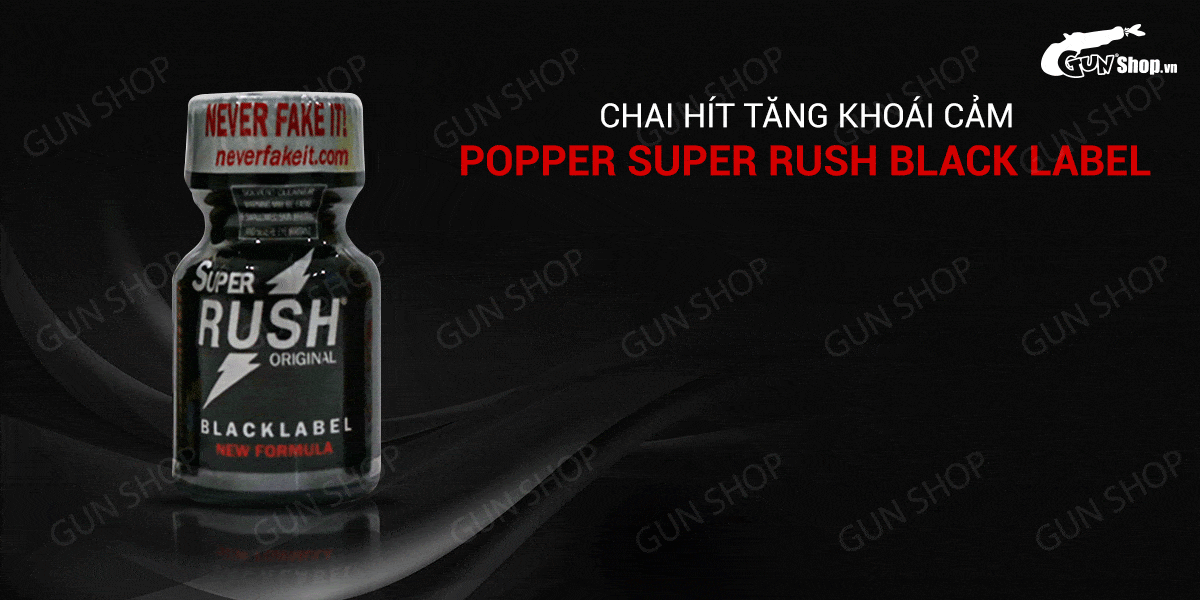 Phân phối Popper Super Rush Black Label 10ml chính hãng Mỹ USA PWD có tốt không?