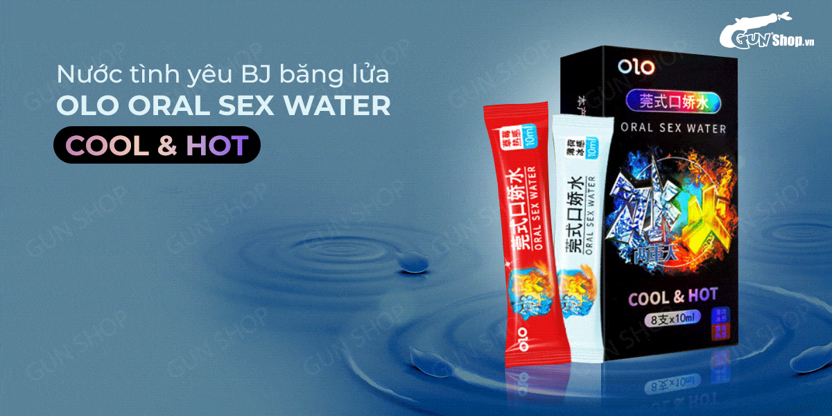 Thông tin Nước tình yêu BJ băng lửa - OLO Oral Sex Water Cool & Hot - Hộp 4 cặp hàng mới về