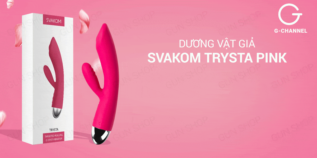  Thông tin Dương vật giả cao cấp 35 tần số rung dùng sạc - Svakom Trysta Pink mới nhất