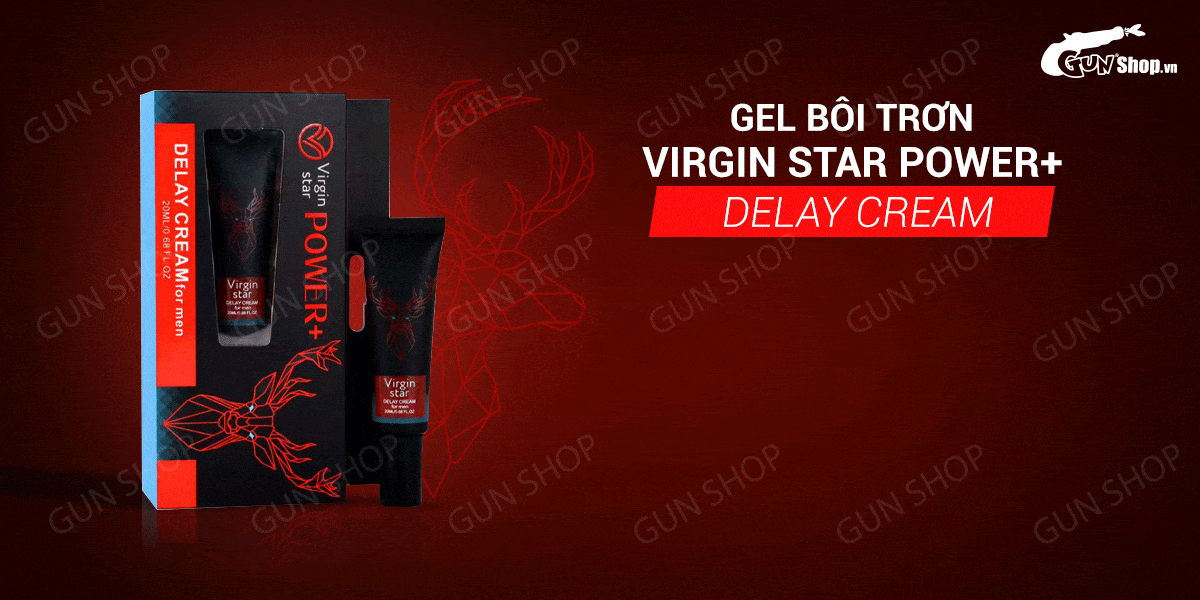  Cửa hàng bán Gel bôi Virgin Star Power+ Delay Cream - Chống xuất tinh sớm - Chai 20ml chính hãng