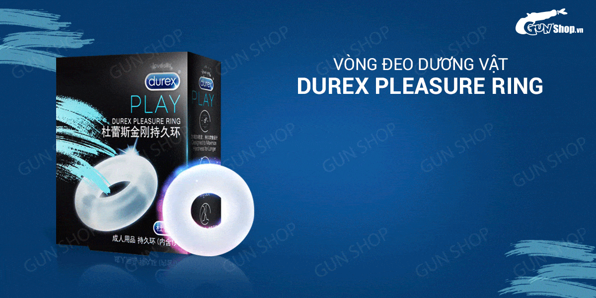  Bảng giá Vòng đeo dương vật tăng khoái cảm kéo dài thời gian - Durex Pleasure Ring mới nhất