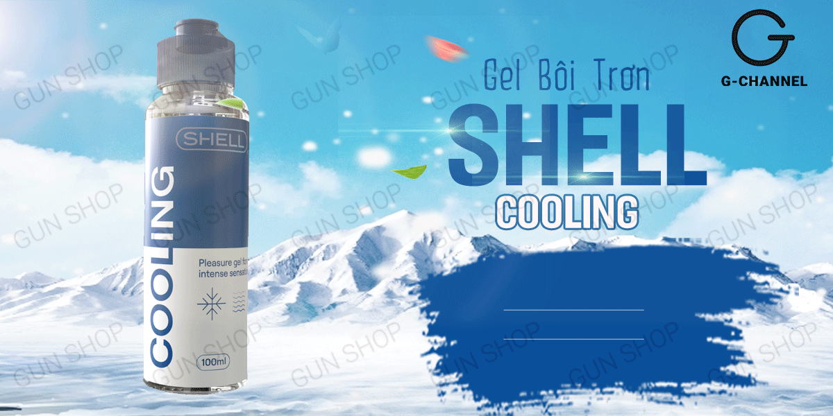  Đánh giá Gel bôi trơn mát lạnh - Shell Cooling - Chai 100ml hàng mới về