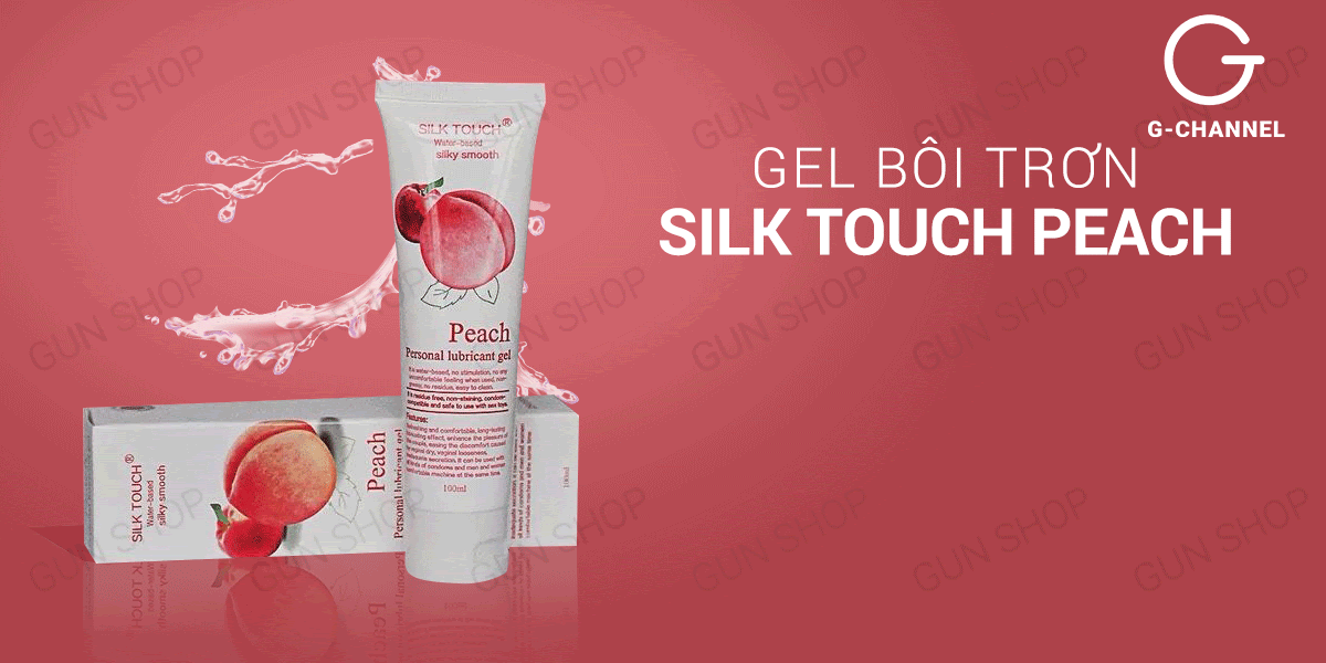  Phân phối Gel bôi trơn hương đào - Silk Touch - Chai 100ml mới nhất