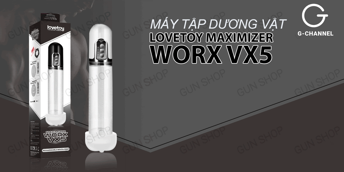  Giá sỉ Máy tập dương vật tự động cao cấp - Lovetoy Maximizer Worx VX5 hàng mới về
