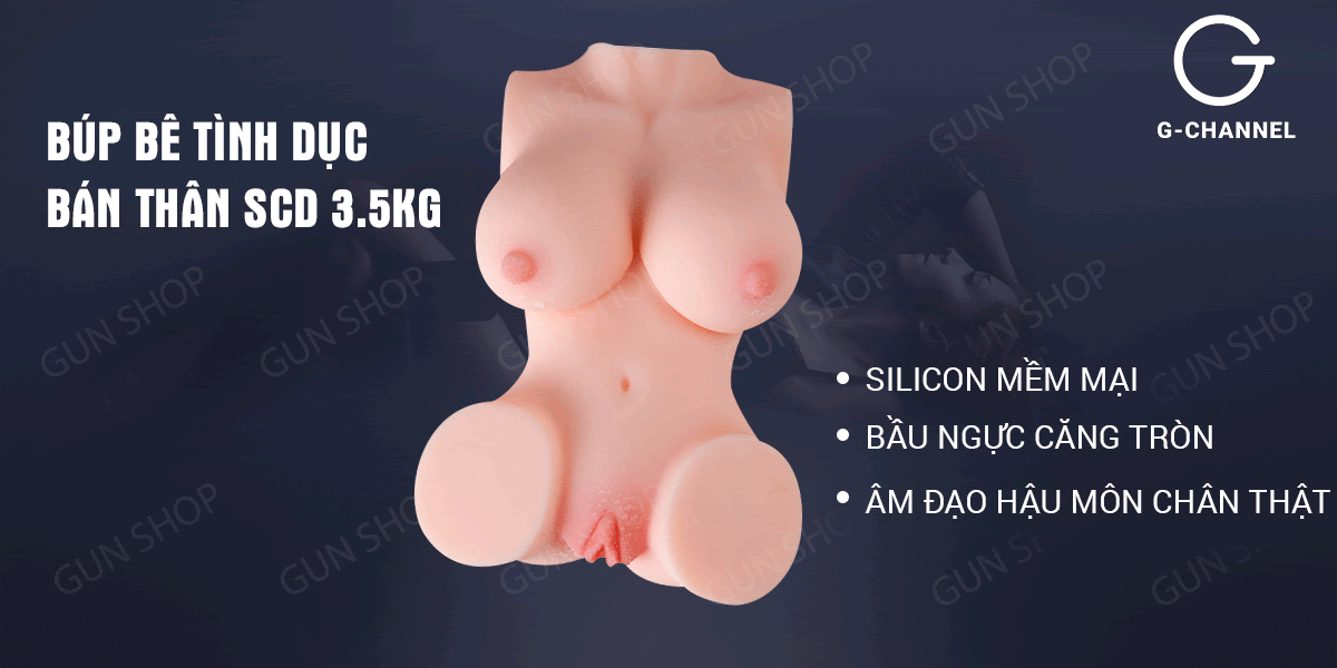  Đại lý Búp bê tình dục nữ bán thân silicon trần cao cấp mềm mịn - SCD S2 3.5kg có tốt không?