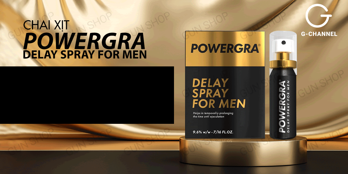  Giá sỉ Chai xịt Mỹ Powergra Delay Spray For Men - Kéo dài thời gian - Chai 13ml giá tốt