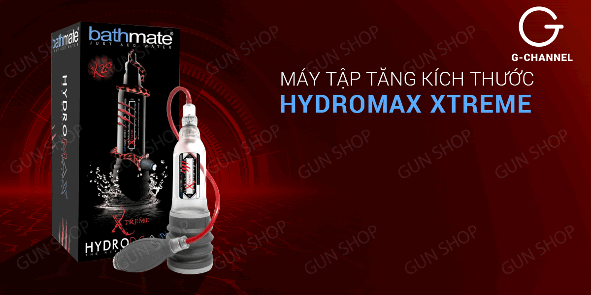  Sỉ Máy tập tăng kích thước dương vật bơm tay dùng áp suất nước - Hydromax Xtreme chính hãng