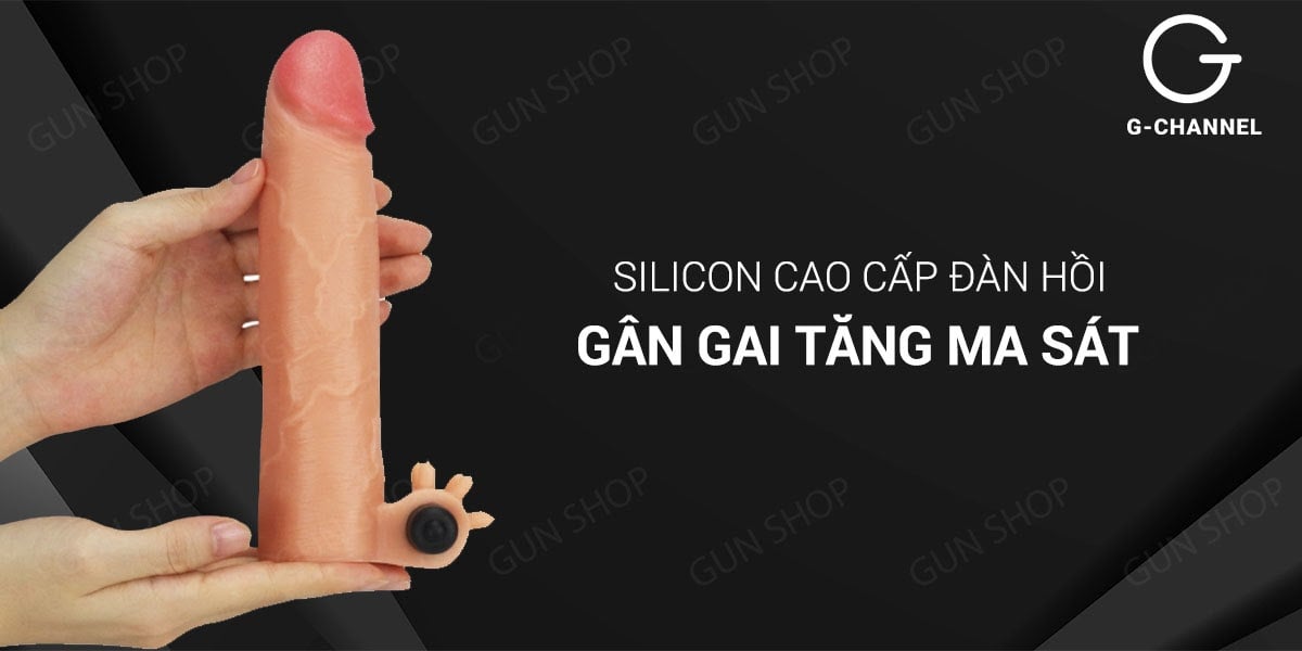  Sỉ Bao cao su đôn dên tăng kích thước rung tăng 38mm - Lovetoy Nature Extender tốt nhất