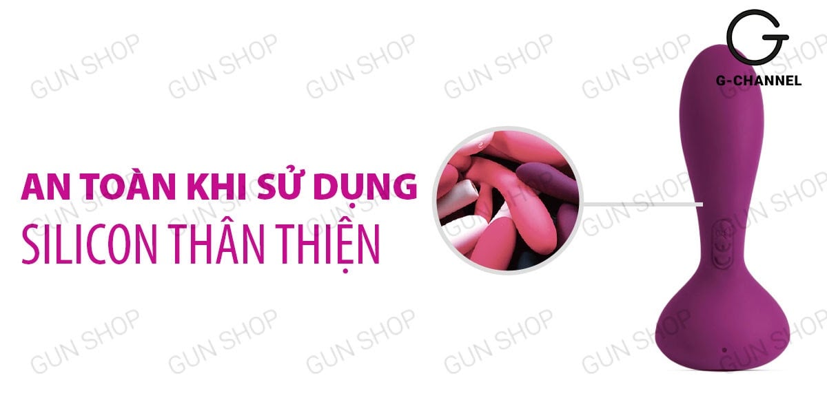  Sỉ Trứng rung điểm G và hậu môn điều khiển tầm xa sạc điện - Svacom Julie tốt nhất