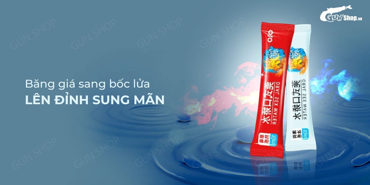  Nơi bán Nước tình yêu BJ băng lửa - OLO Oral Sex Water Cool & Hot - Hộp 4 cặp mới nhất