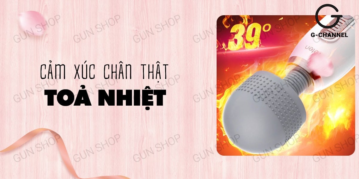  Shop bán Máy rung massage toàn thân nhiều tần số rung phát nhiệt sạc điện - Leten Lightning loại tốt