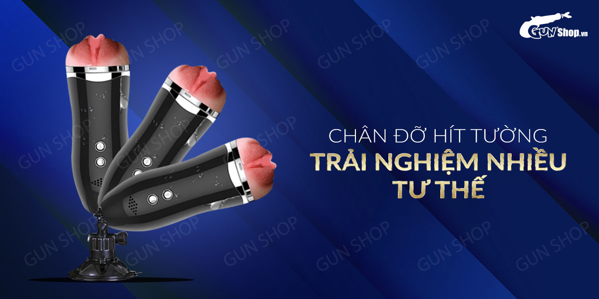  Nhập sỉ Âm đạo giả dính tường có rung và rên dùng sạc - Jiuai Wallmount giá tốt