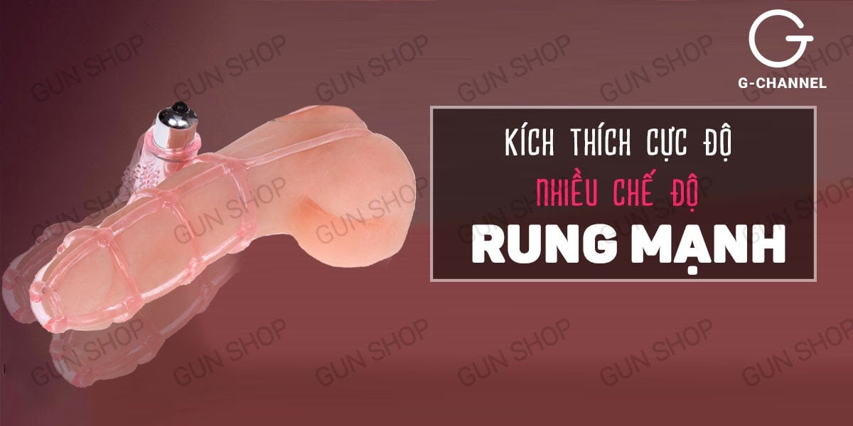  Review Bao cao su đôn dên tăng kích thước lưới rung Baile Sweet Case nhập khẩu