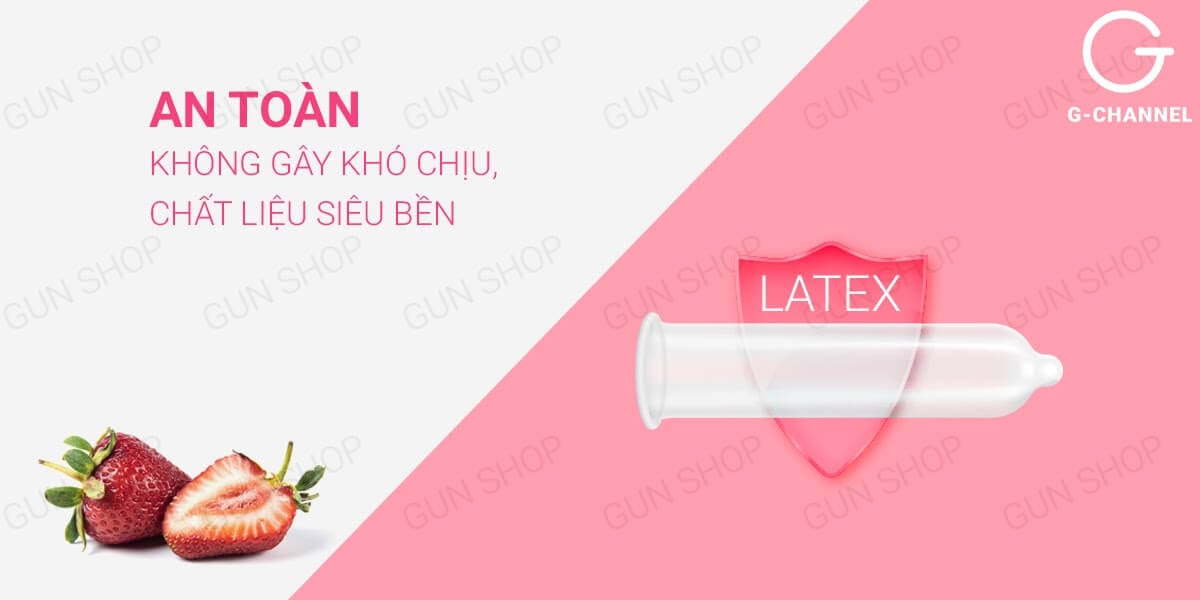  Đánh giá Bao cao su Nakanishi - Siêu mỏng 0.03mm - Hương dâu - Hộp 4 cái tốt nhất