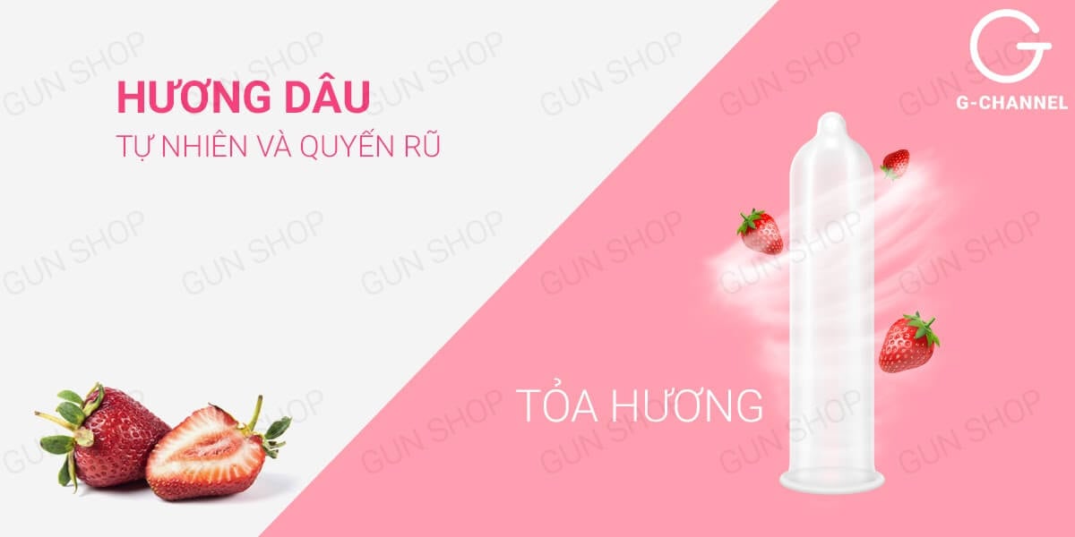  So sánh Bao cao su Nakanishi - Siêu mỏng 0.03mm - Hương dâu - Hộp 4 cái giá rẻ