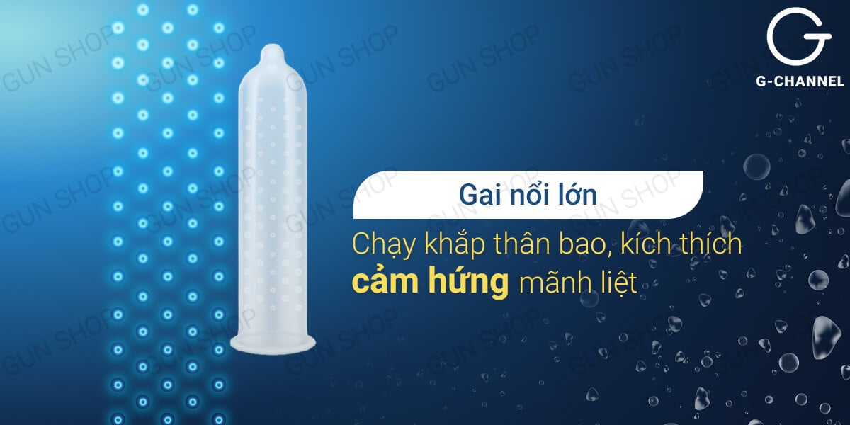  Kho sỉ Bao cao su Rocmen Sea Horse Spikes - Kéo dài thời gian - Hộp 10 cái nhập khẩu