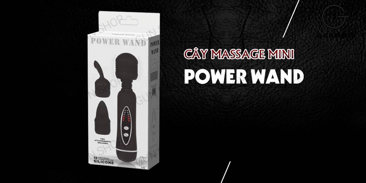  Đại lý Cây massage mini rung 12 chế độ - Baile Power Wand chính hãng