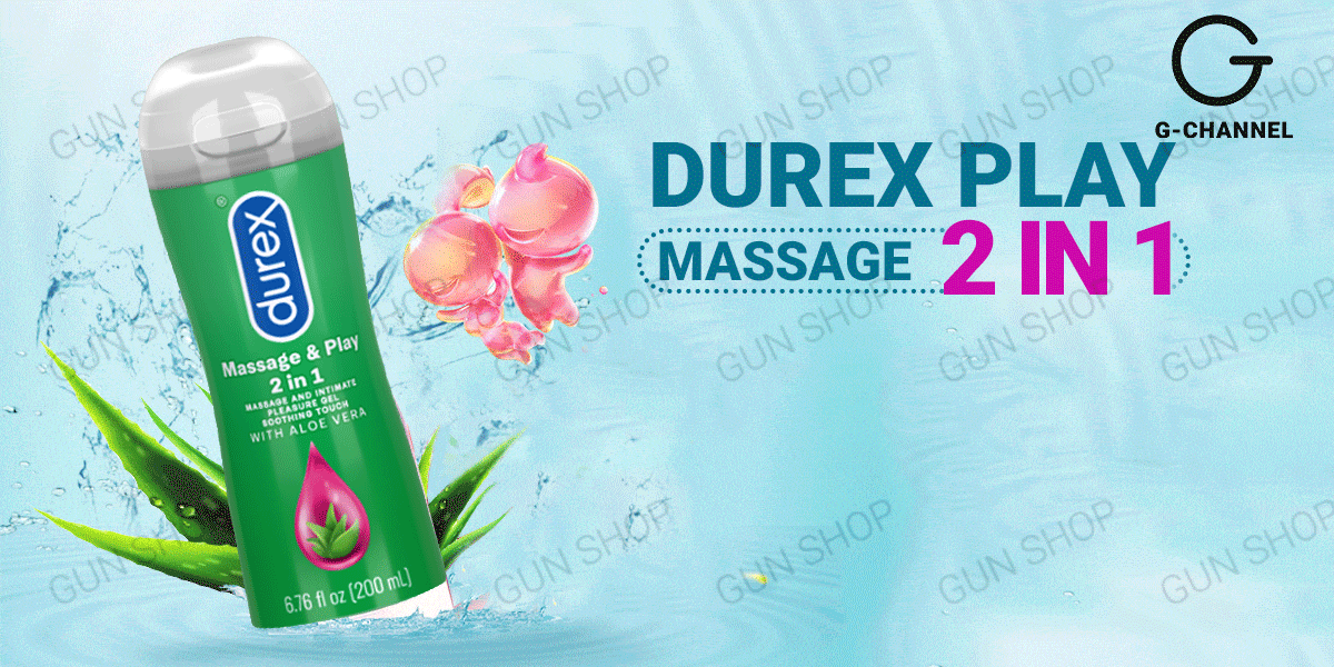  Bán Gel bôi trơn massage - Durex Play 2 in 1 - Chai 200ml loại tốt
