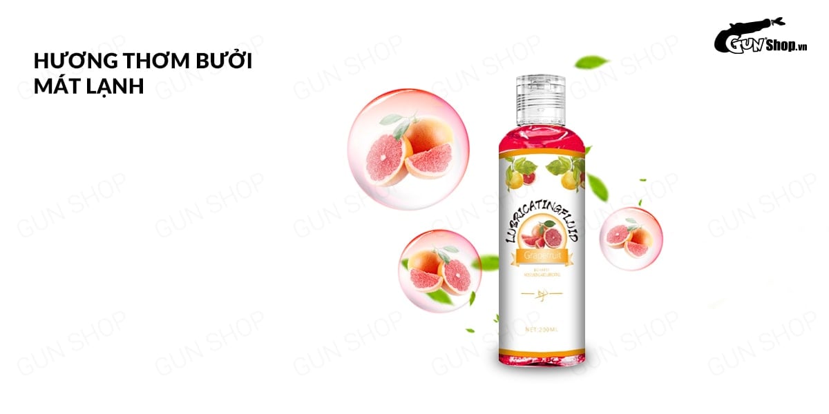  Kho sỉ Gel bôi trơn hương bưởi - Boyafei Grapefruit - Chai 200ml loại tốt