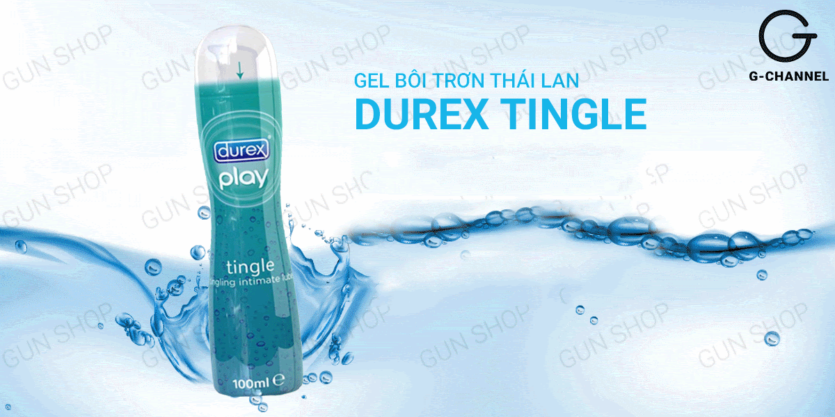 Gel bôi trơn mát lạnh - Durex Tingle - Chai 100ml