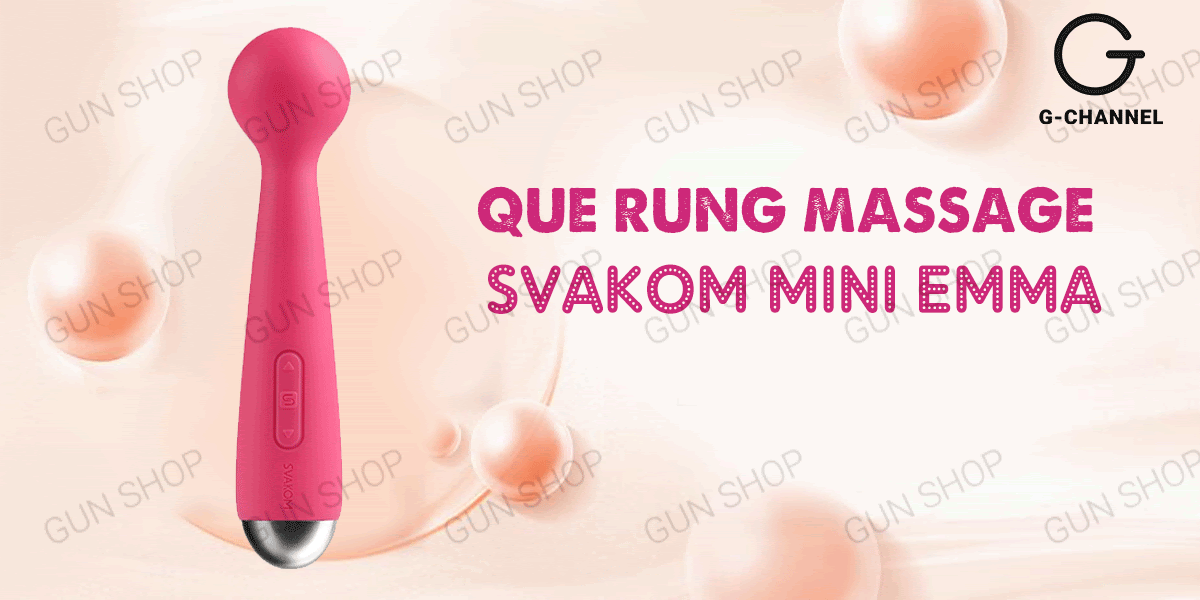  Cửa hàng bán Que rung massage điểm G rung cực mạnh sạc điện - Svakom Mini Emma nhập khẩu