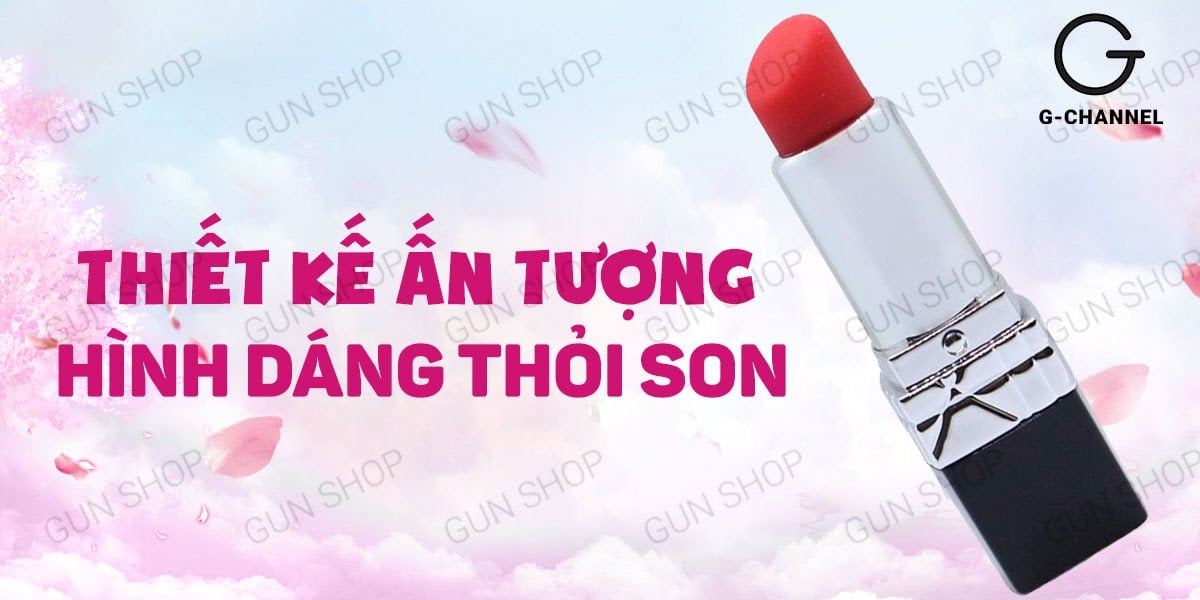  Giá sỉ Trứng rung hình thỏi son nhiều chế độ rung nhỏ gọn sạc điện cao cấp