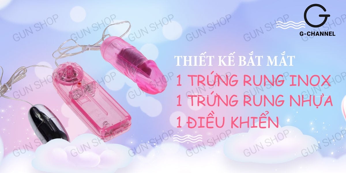  Bảng giá Trứng rung tình yêu inox 2 đầu - Baile Give You A Scare giá tốt