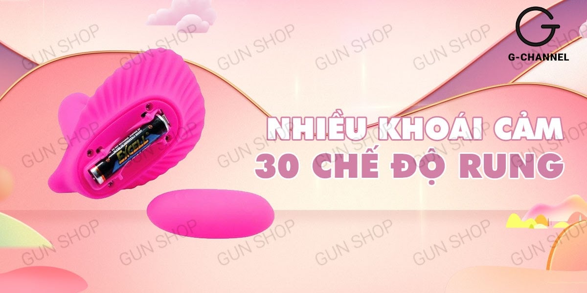  Shop bán Trứng rung điều khiển từ xa đa chế độ rung pin - Pretty Love ClamShell giá sỉ