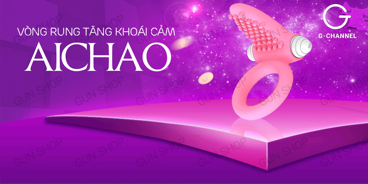 Cung cấp Vòng rung tăng khoái cảm Aichao - Rung mạnh gai nổi lớn pin giá sỉ